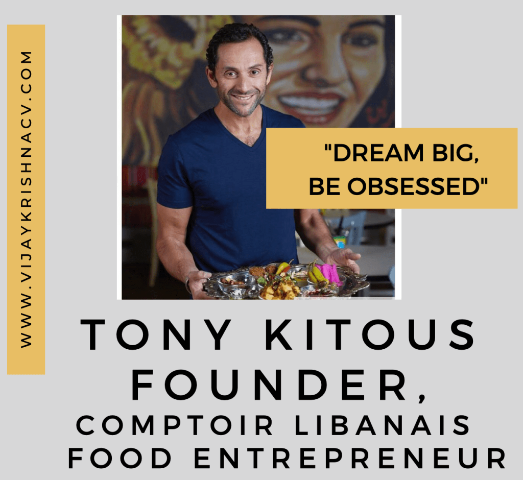 Tony Kitous, the food entrepreneur who dared to Dream Big: Working 90 hours a week to owning 30+&nbsp;restaurants