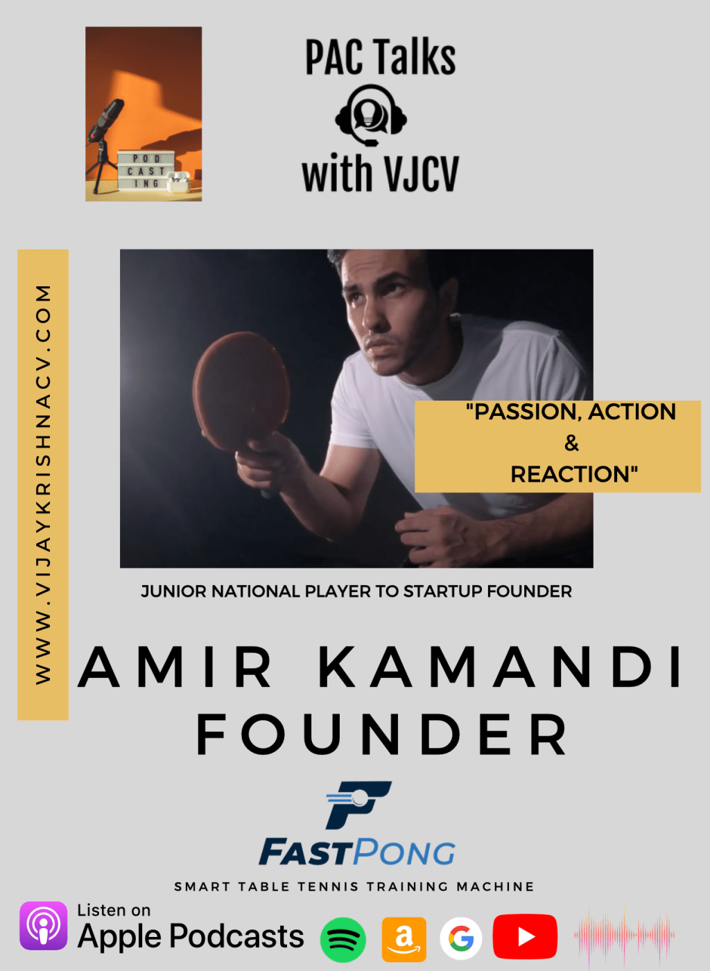 Smart Table Tennis ready for global launch: Amir Kamandi, Junior National Player to Startup&nbsp;Founder