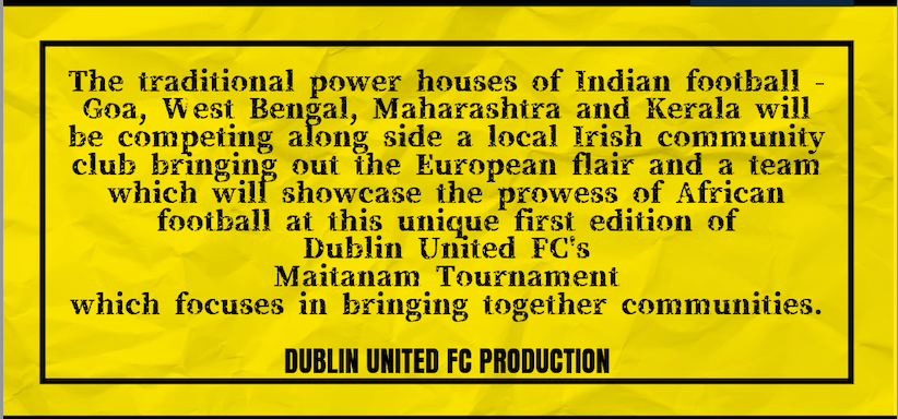 Maitanam Tournament: Dublin United FC Celebrates Community Through&nbsp;Football